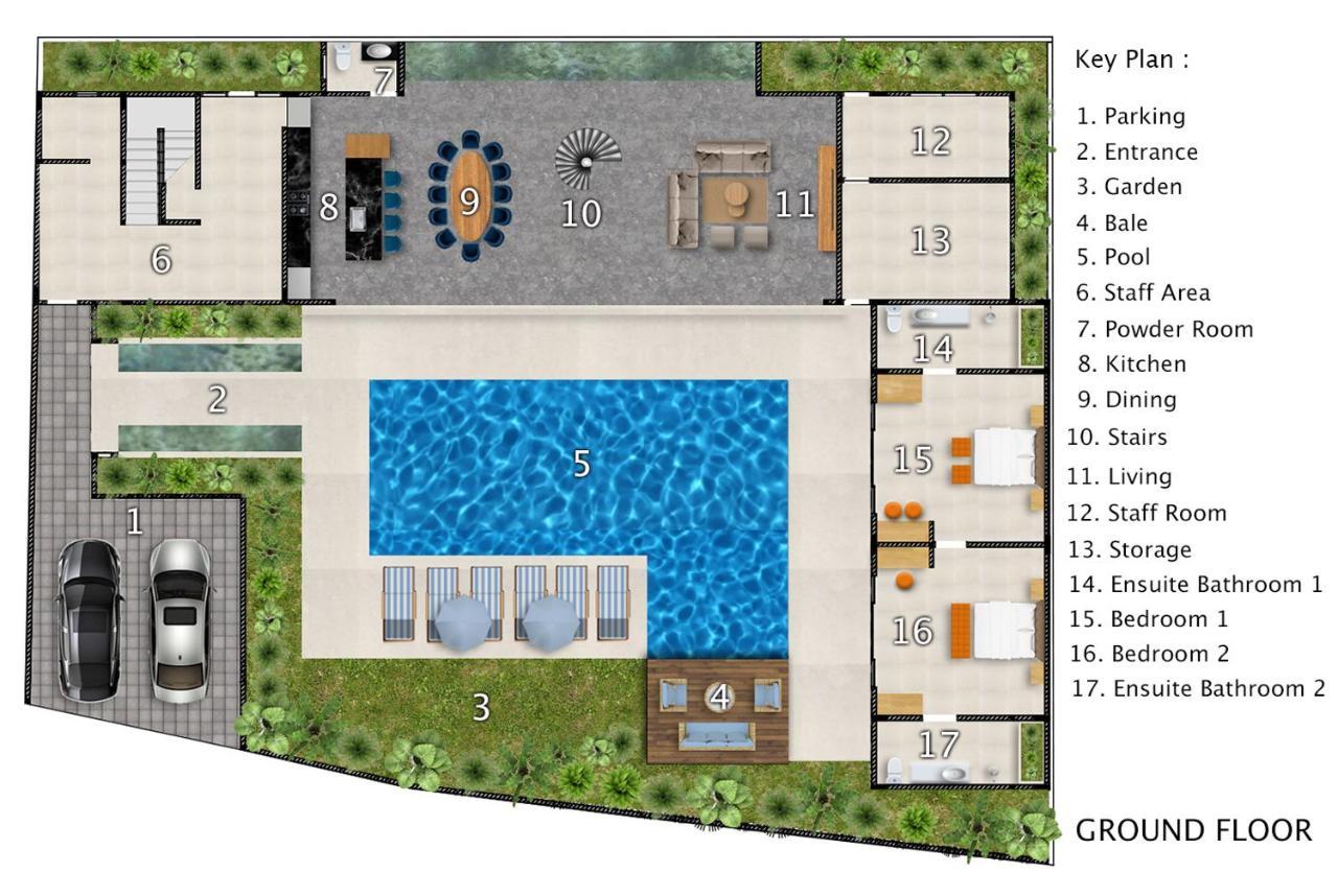 The Botanical 6 Bed Luxury 900 Meter From * Seminyak (Bali)